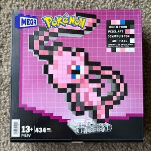 Mega Pokémon Mew Pixel Art Set